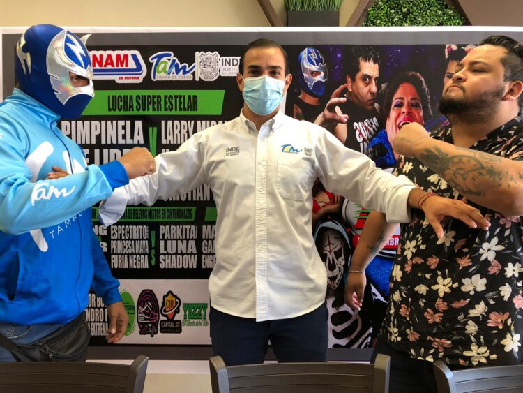 Presenta INDE Tamaulipas y Promotora Panam, cartelera de lucha libre para este sábado