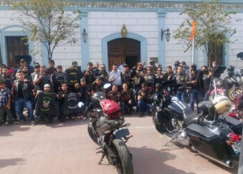 Reciben bendición de cascos Bikers