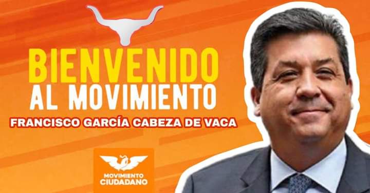Se suma Cabeza de Vaca a Movimiento Ciudadano