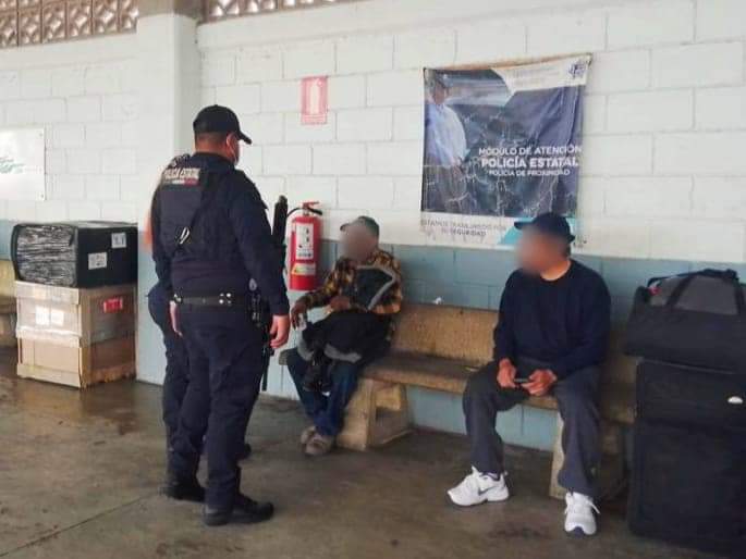 Guardia Estatal auxilia a personas en situación de calle
