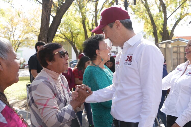 Regresaré y juntos legislaremos, dice JR a estructuras de Morena en la ribereña