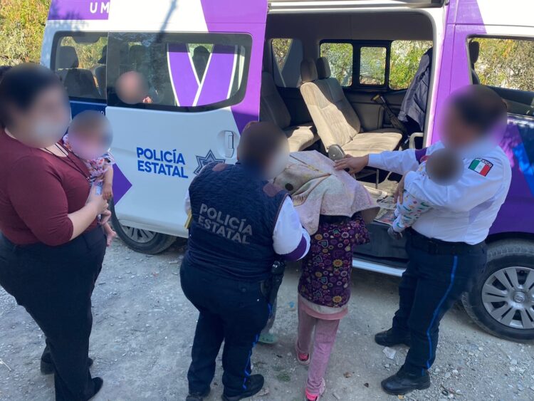 Guardia Estatal de Género rescata a cinco menores en situación de abandono