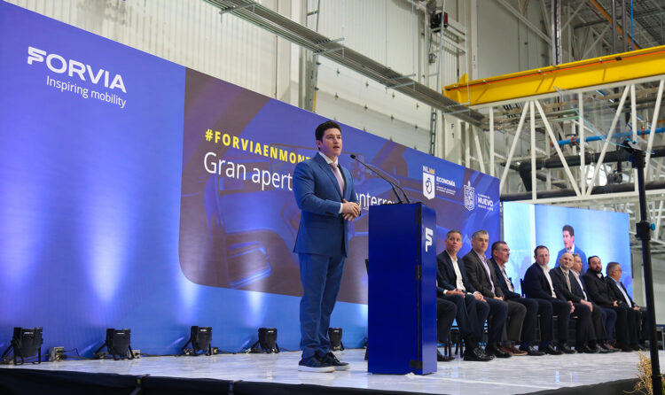 Anuncia Gobernador Samuel García apertura de nueva Planta de Forvia en NL