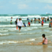 Ofrecen transporte gratis a la playa