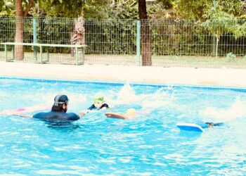 Iniciarán clases de natación en la Unidad Deportiva IPSSET