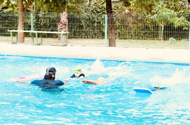 Iniciarán clases de natación en la Unidad Deportiva IPSSET