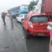 Circulación lenta en Carretera Victoria-Monterrey por choque