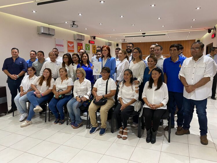 Recibe PAN constancia de acreditación por el IETAM para proceso electoral 2024