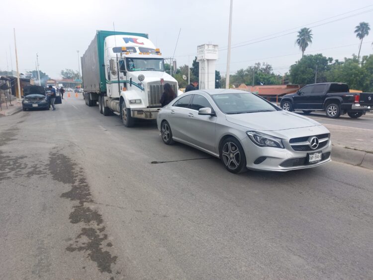 Circulación cerrada en un carril de la carretera federal 85