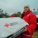 Entrega Cruz Roja Mexicana cobijas y alimentos calientes a familias de Tamaulipas