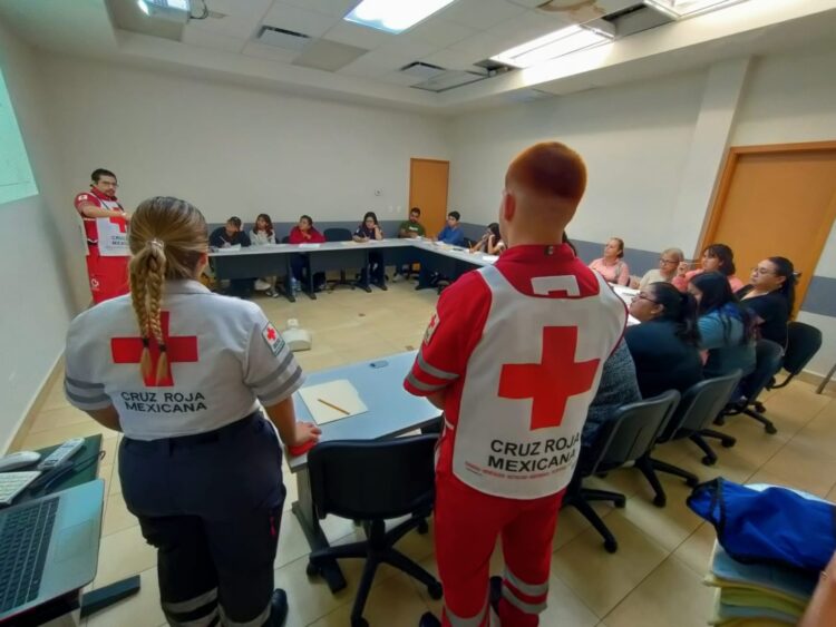 Imparte CRM Tamaulipas curso de primeros auxilios en Victoria
