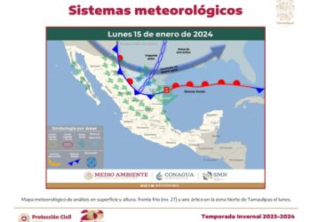 En alerta Protección Civil Tamaulipas ante pronóstico de bajas temperaturas