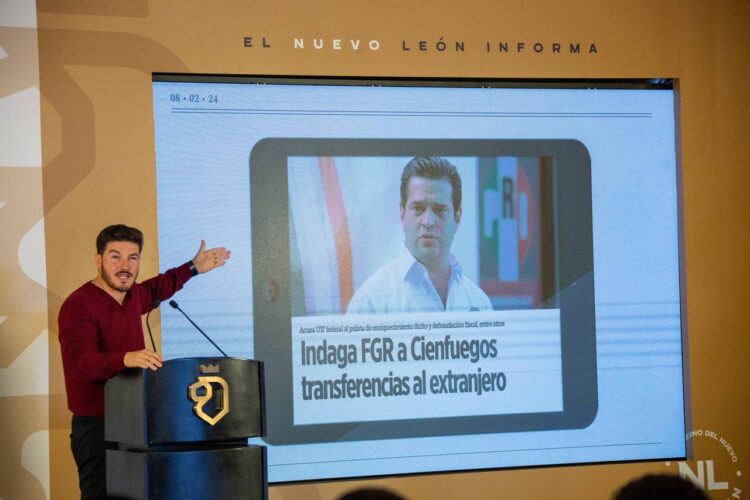 Pide Gobernador de NL cárcel para Francisco Cienfuegos, operador de Xóchitl Gálvez en la entidad