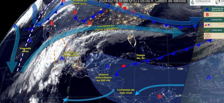 Tamaulipas a la espera de fuertes lluvias