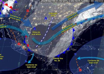 Incrementa temperatura tras paso del frente frío