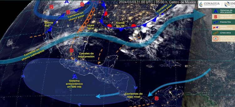 Se esperan lluvias ligeras para Tamaulipas