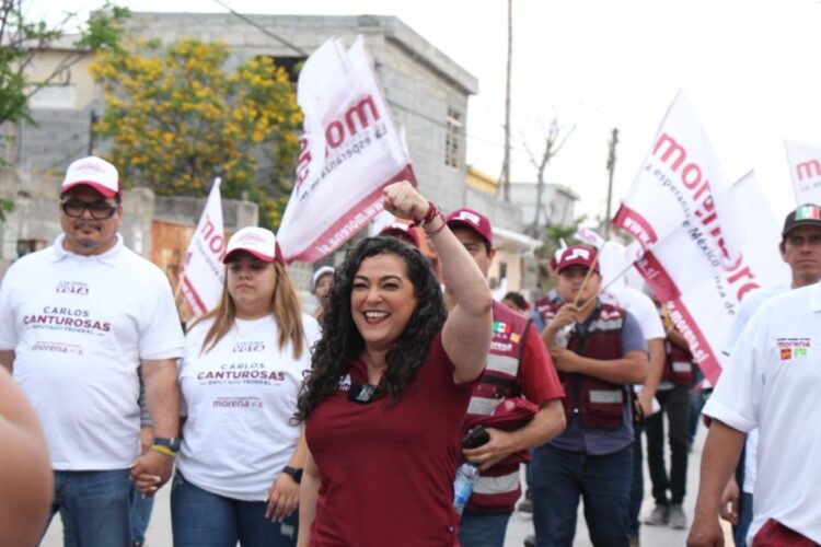 En Nuevo Laredo como en todo Tamaulipas, Morena va a ganar: Olga Sosa