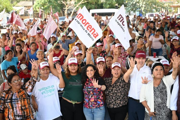 Ejidos de Victoria refrendan apoyo a Morena: Olga Sosa