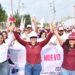 Desarrollo con bienestar en Nuevo Laredo informa Olga Sosa en recorrido con Carmen Lilia Canturosas