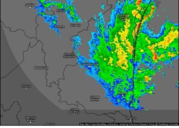 Lluvias avanzan hacia San Fernando