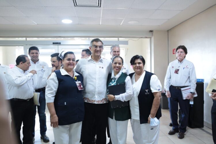 Refrenda Américo: “En Tamaulipas, tenemos la bata bien puesta”