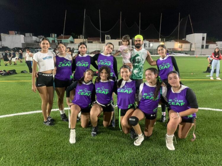 CEAF son campeonas tras vencer a Venados en la final de Tochito U17 Femenil