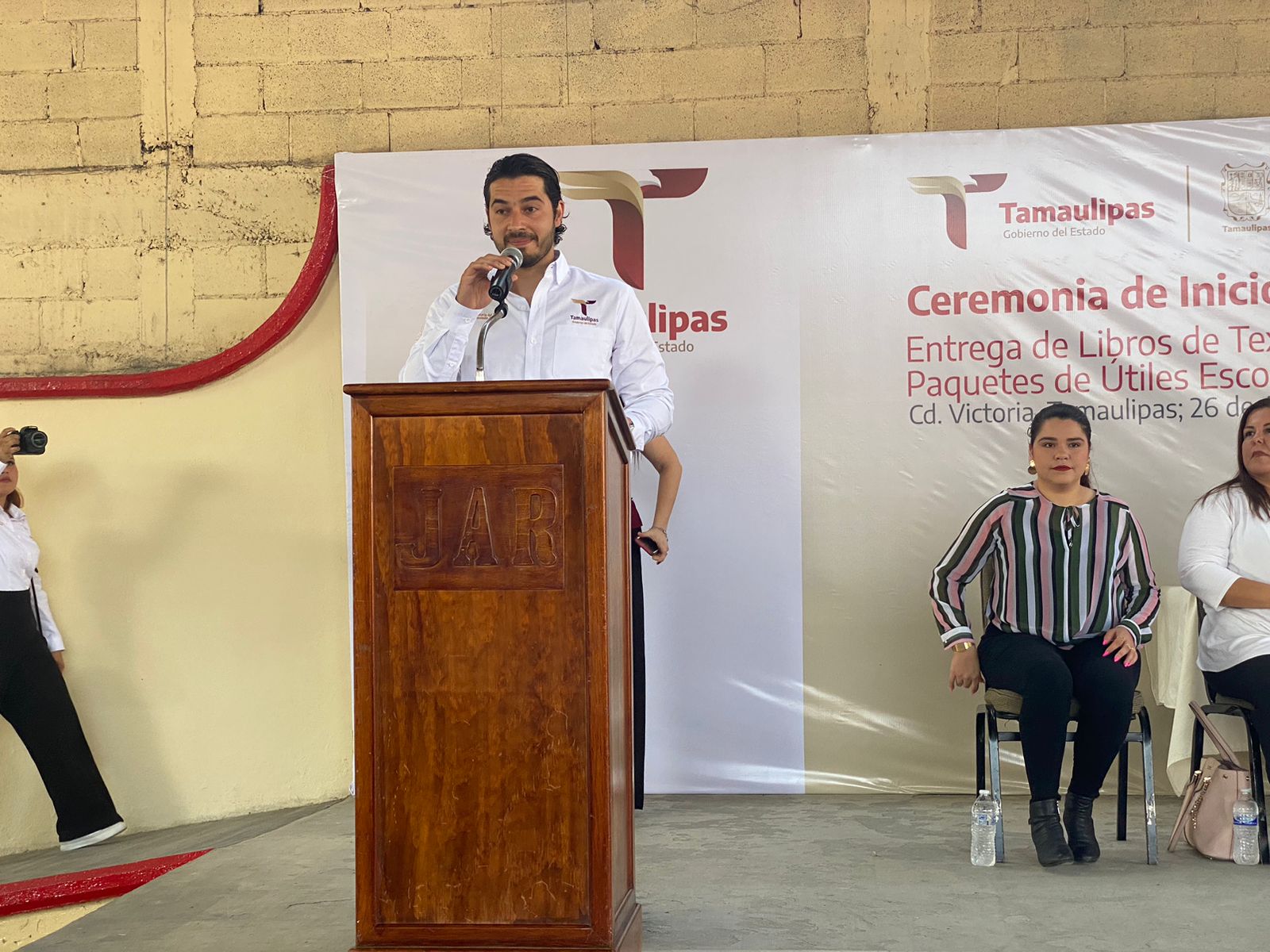 Inaugura Gerardo Illoldi ciclo escolar 2024-2025 en Victoria