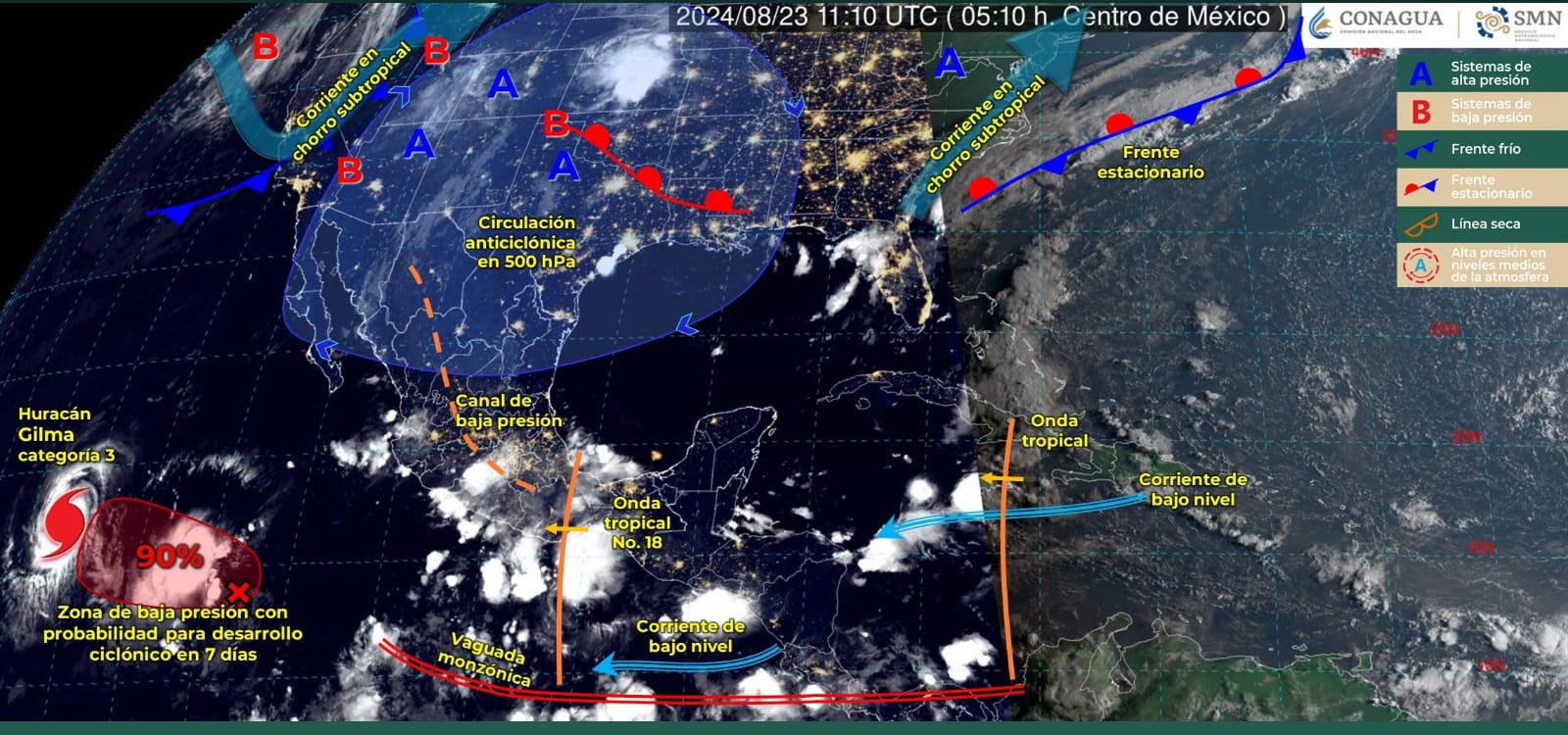 Temperaturas calurosas para Tamaulipas