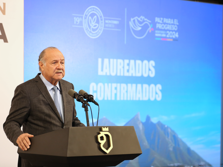 Nuevo León será centro del mundo con XIX Cumbre Mundial de Premios Nobel por la Paz