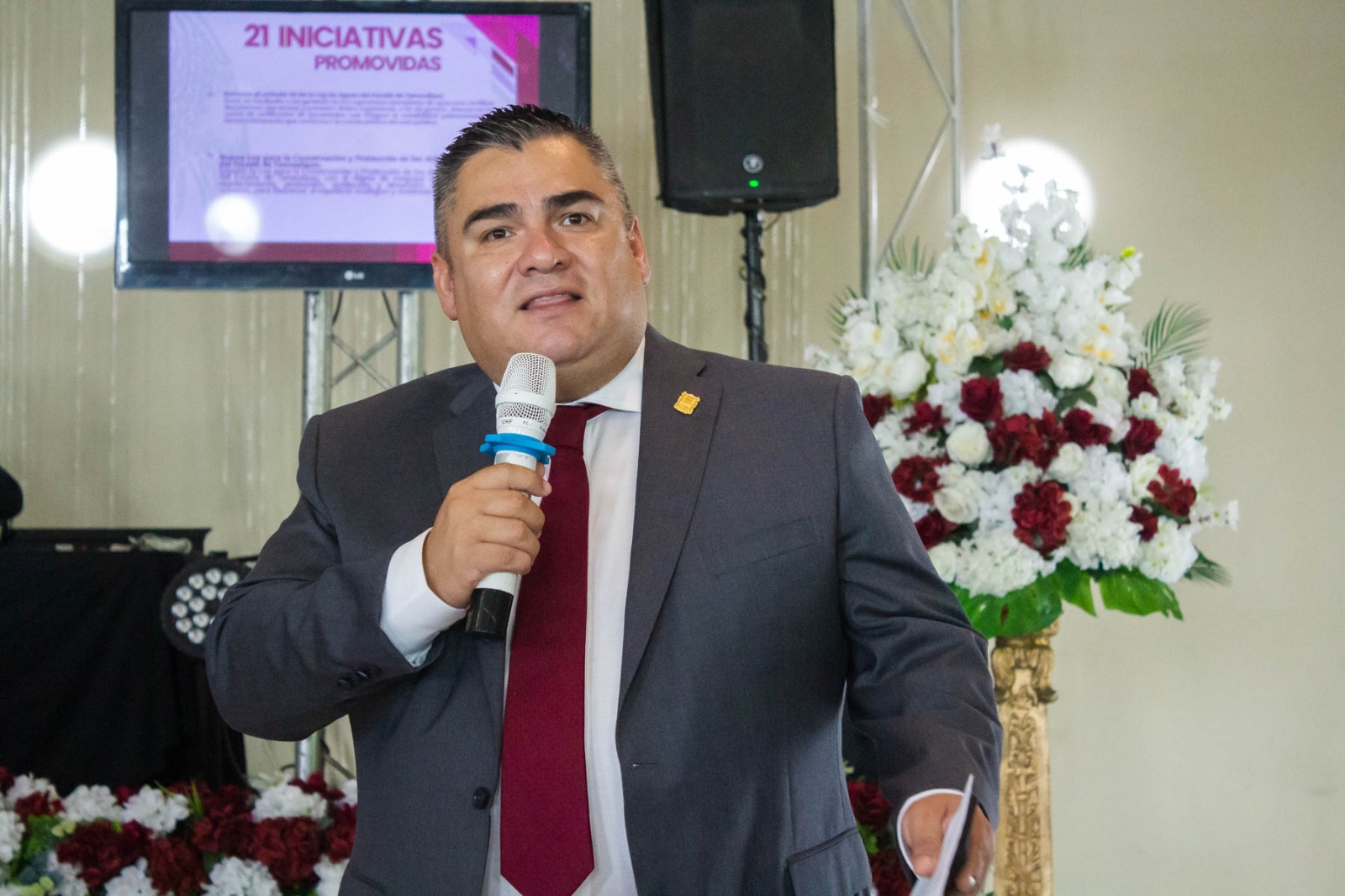 Rinde Isidro Vargas tercer informe legislativo en Matamoros