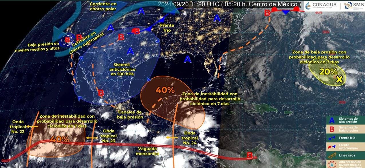 Rachas de viento para Tamaulipas
