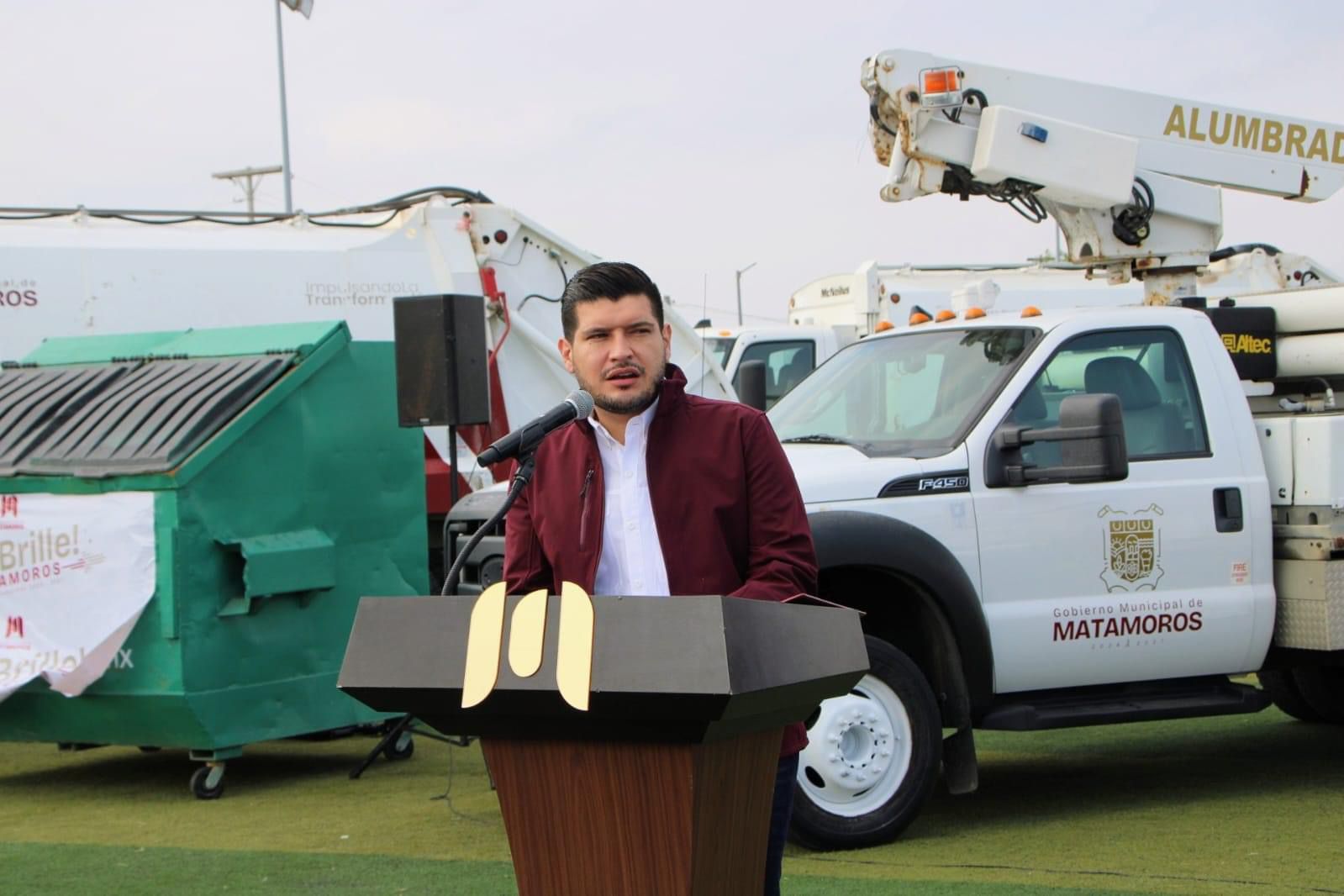Alcalde Alberto Granados refuerza servicios públicos de #Matamoros en sus primeros 36 días de gestión