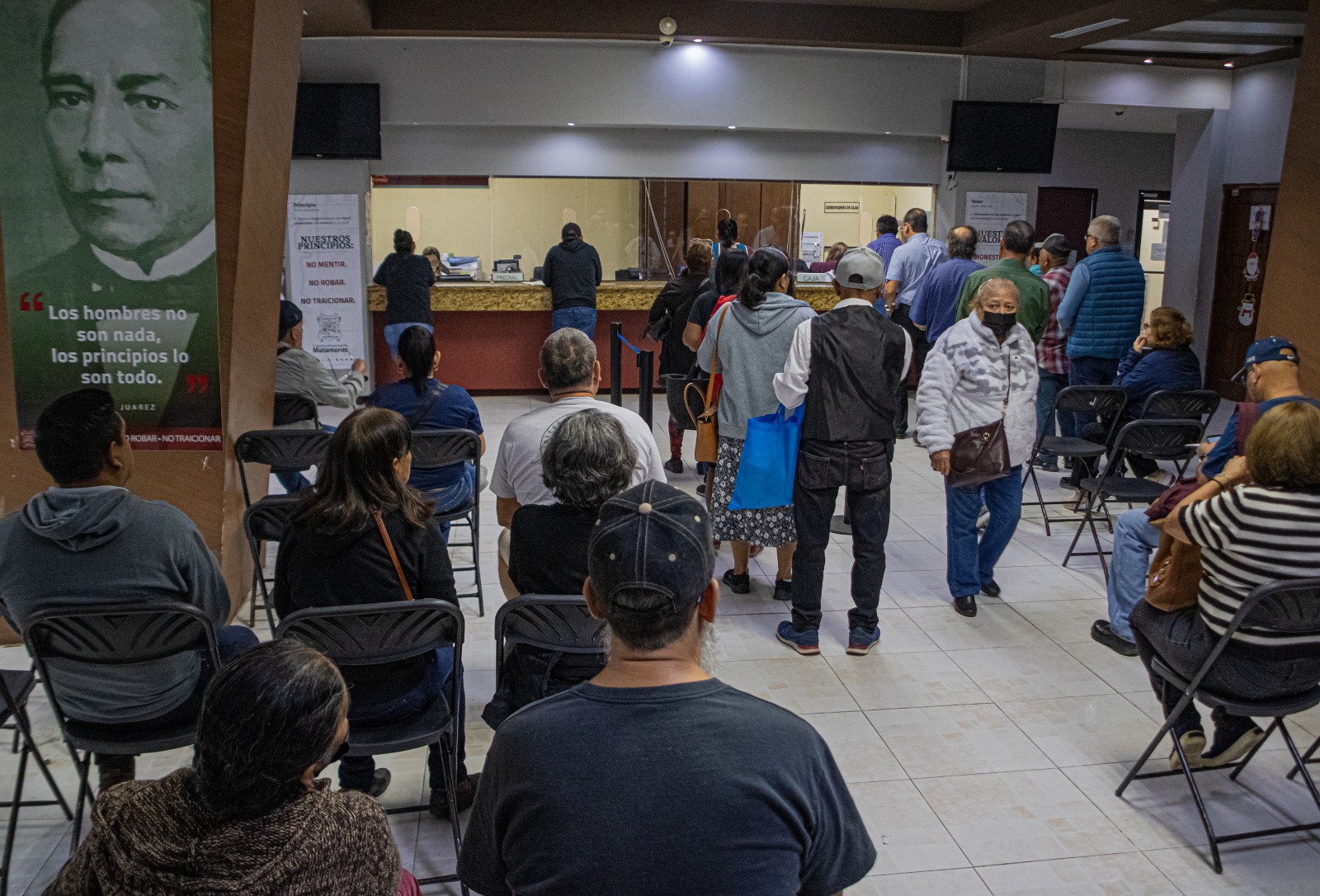 Contribuyentes cumplidos en Matamoros aprovechan descuentos del predial