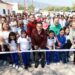 Entrega Ayuntamiento calle de concreto hidráulico y colector en Infonavit Adelitas