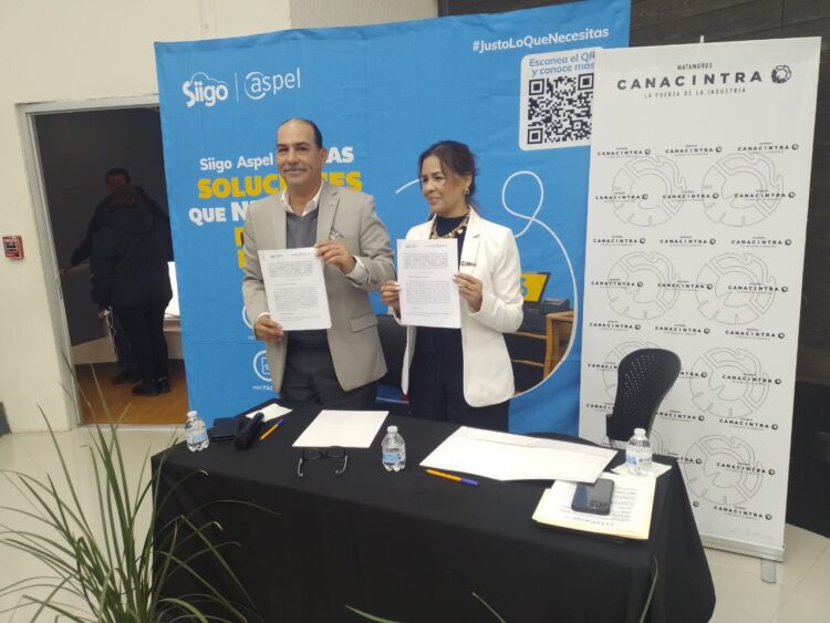 Firma CANACINTRA Matamoros convenio de alianza estratégica con la empresa Siigo