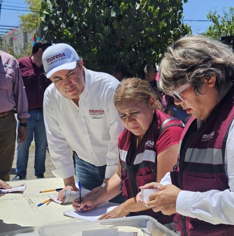 Sergio “Cheko” Ojeda encabeza conformación de Comités Seccionales de MORENA en Nuevo Laredo