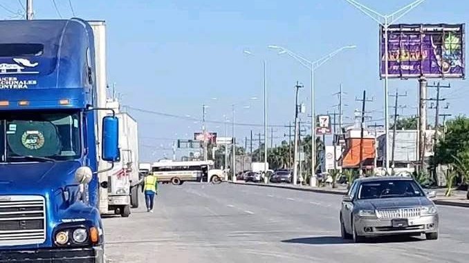 Reportan bloqueos en distintos sectores de Matamoros
