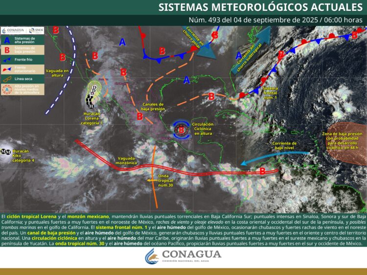 Tamaulipas bajo alerta: calor de hasta 45 °C y lluvias eléctricas