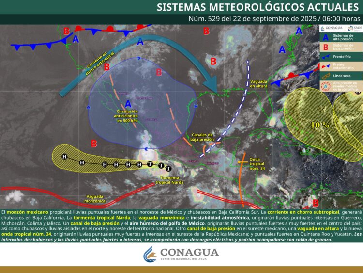 Cielo despejado y altas temperaturas en Tamaulipas