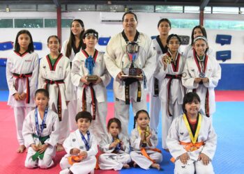 Gimnasio 11 Mina destaca en Festival Mexicano de Taekwondo
