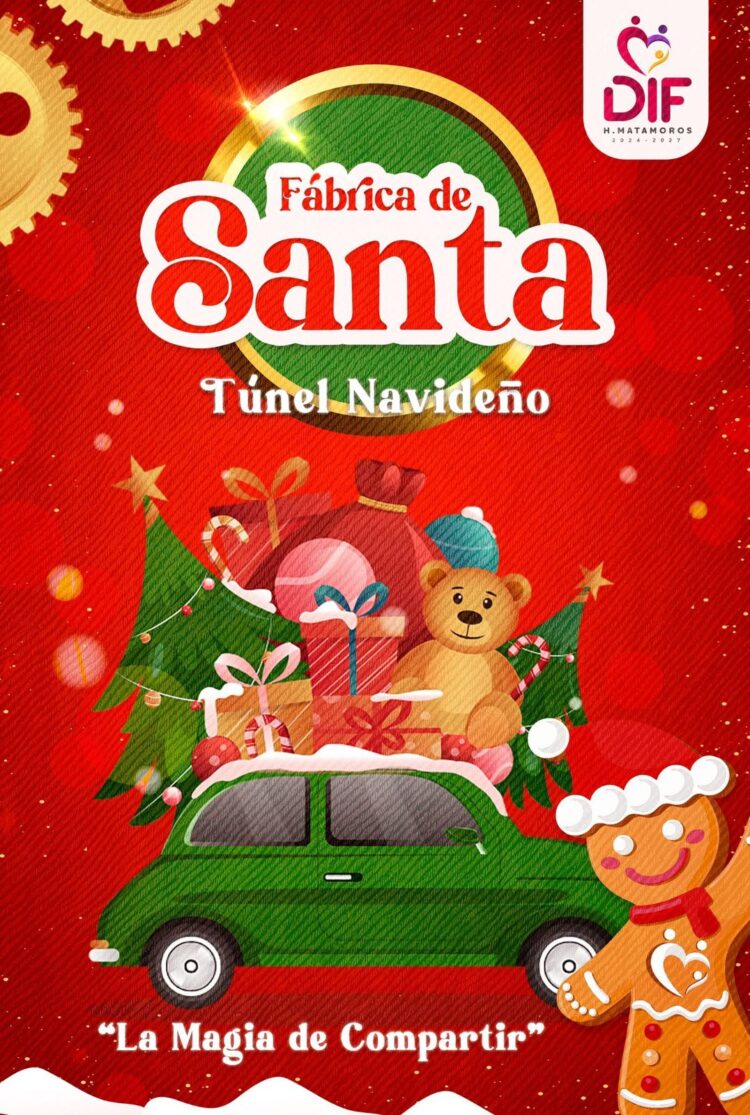 DIF Matamoros invita a la ciudadanía a sumarse a la acción con causa del Túnel Navideño 2025
