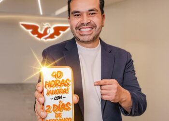 Exige Máynez que las 40 horas garanticen en la Constitución dos días de descanso obligatorio