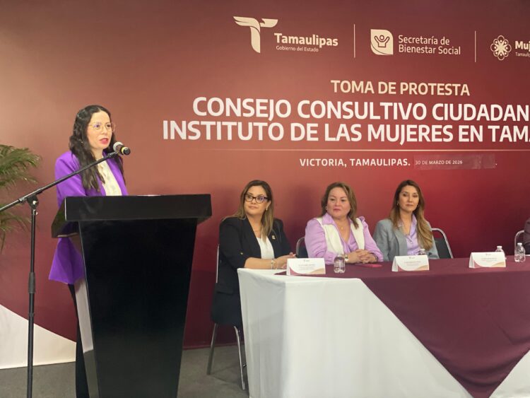 Instalan Consejo Consultivo Ciudadano del Instituto de las Mujeres en Tamaulipas para fortalecer políticas públicas