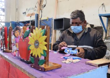 Apoya CEDES Reynosa reinserción social con venta de servicios y artesanías elaboradas por PPLs