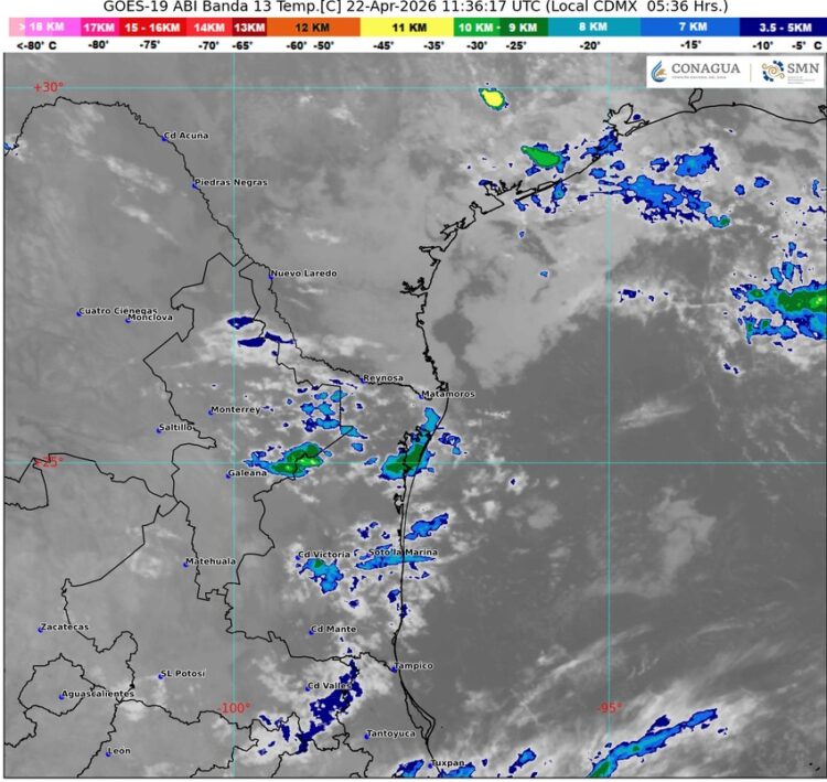 Predomina más calor para Tamaulipas 
