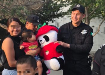 Guardia Estatal entrega juguetes y celebra a niños y niñas de Matamoros