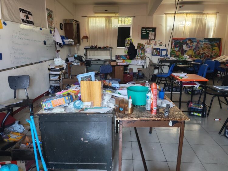Vandalizan escuela primaria en Ciudad Victoria; se quedan sin servicios y sin festejo del Día del Niño