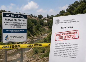 Dejan sin efectos aviso de demarcación en barranca de Los Burros por orden del Tribunal