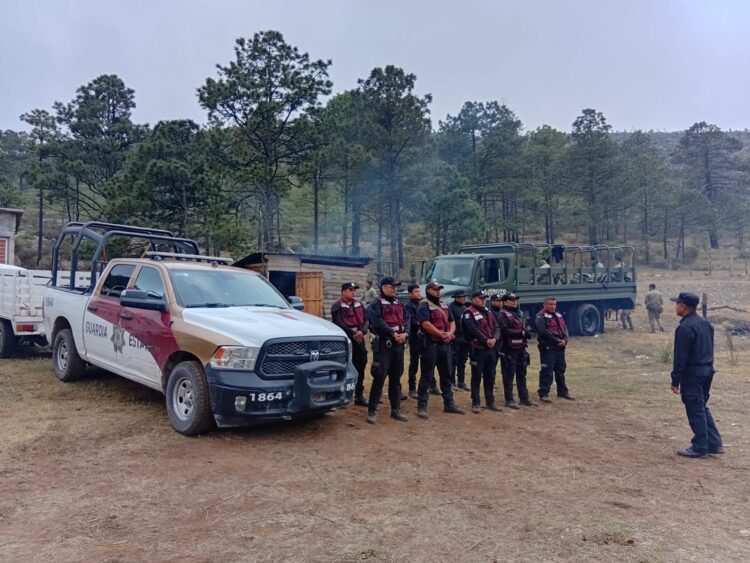 Guardia Estatal activa Plan Tamaulipas para garantizar extinción total de incendio en Miquihuana