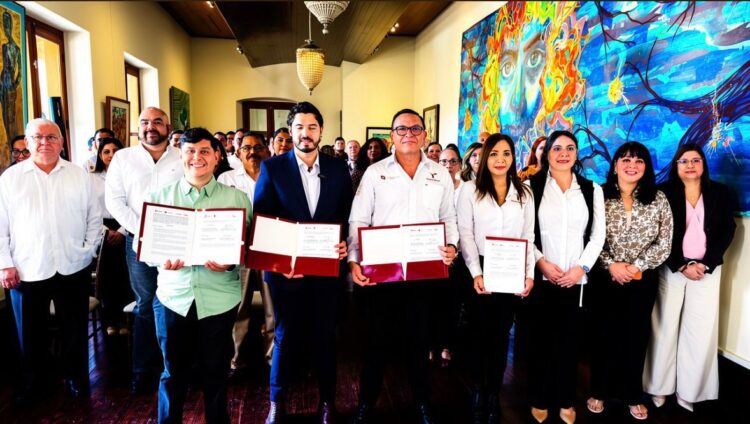 Firman SIPINNA Tamaulipas e INJUVE convenio para fortalecer derechos y participación adolescente